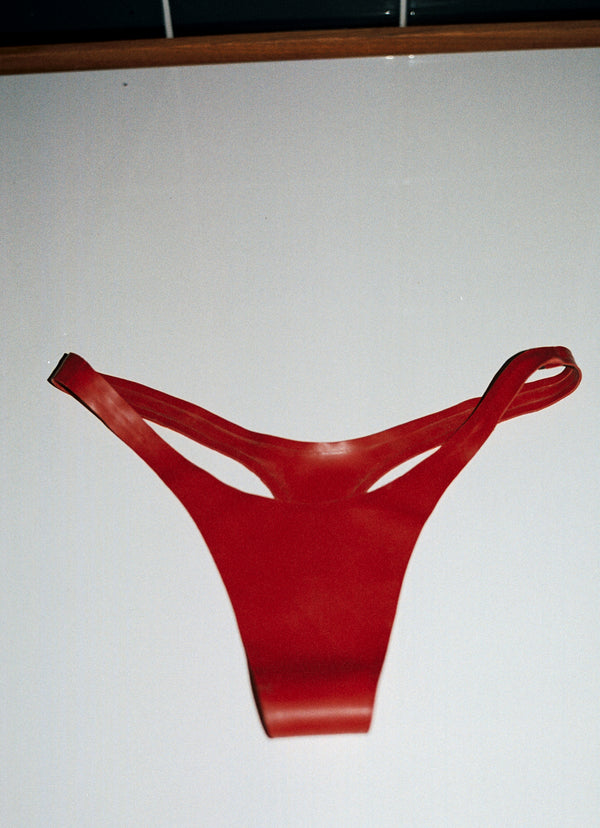 Latex thong
